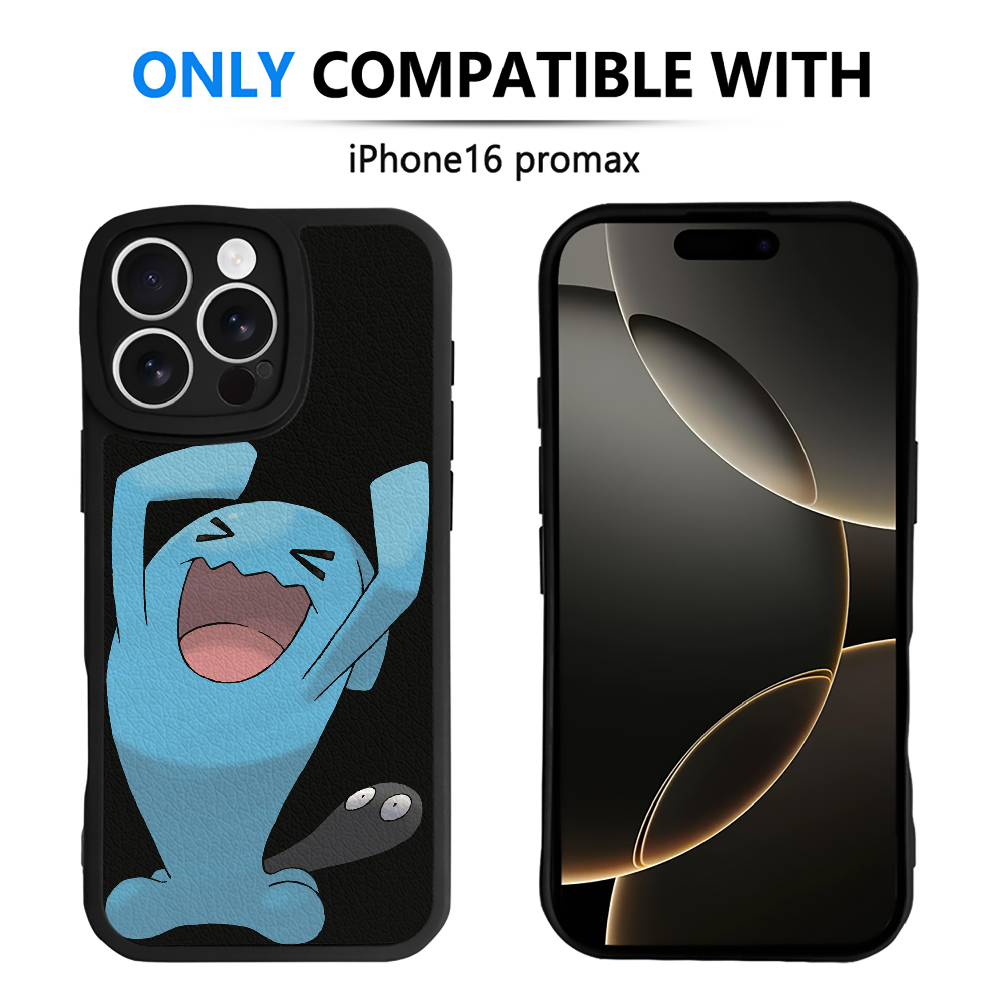 （画像用） ポケットモンスター Pokémon 【iPhone 16シリーズ対応】シリコンスマホケース（レザー調） 材質：シリコン